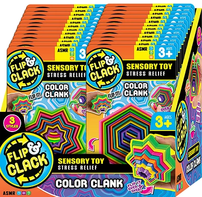 Flip et Clack Color Clank - Édition anglaise - 1 par commande, la couleur peut varier (Chacun vendu séparément, sélectionné au hasard)