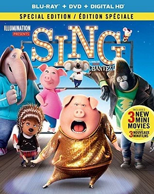 Sing [Blu-ray + DVD] (Bilingual)