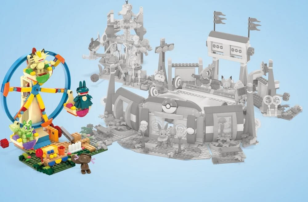 MEGA Pokémon-Coffret La Grande Roue-Jouet à construire 393 pcs