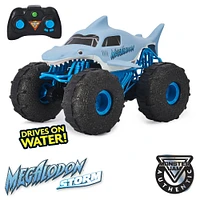 Monster Jam, Official Megalodon STORM All-Terrain Remote Control Monster Truck, 1:15 Scale