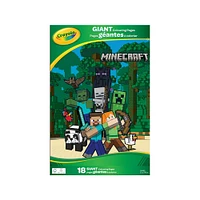 Crayola Giant Colouring Pages, Minecraft