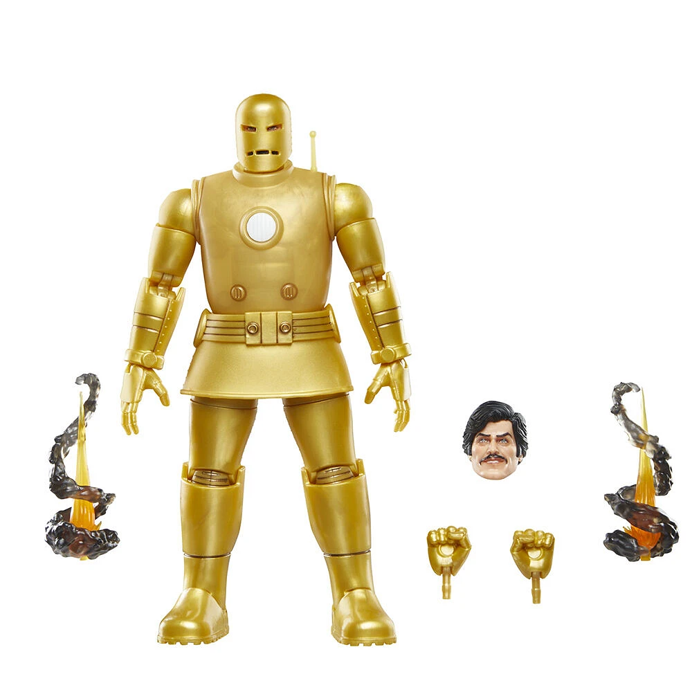 Marvel Legends Series Iron Man (Model 01 - Gold), figurine inspirée des bandes dessinées