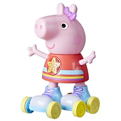 Peppa Pig Roller Disco Peppa Skating Toy, Features Pull-and-Go Action (English)