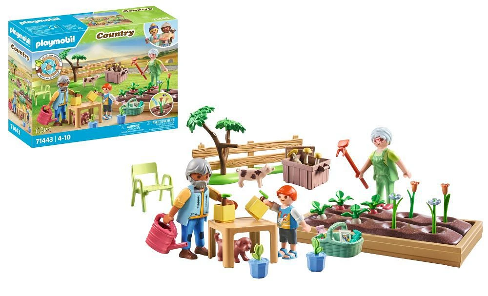 Playmobil - Idyllic vegetable garden with grandparents