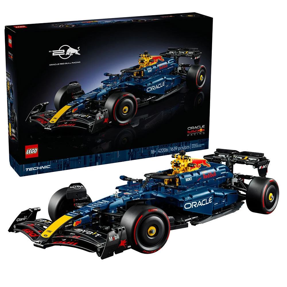 LEGO Technic Oracle Red Bull Racing RB20 F1 Car Model Kit for Adults, Build Your Own Vehicle 42206