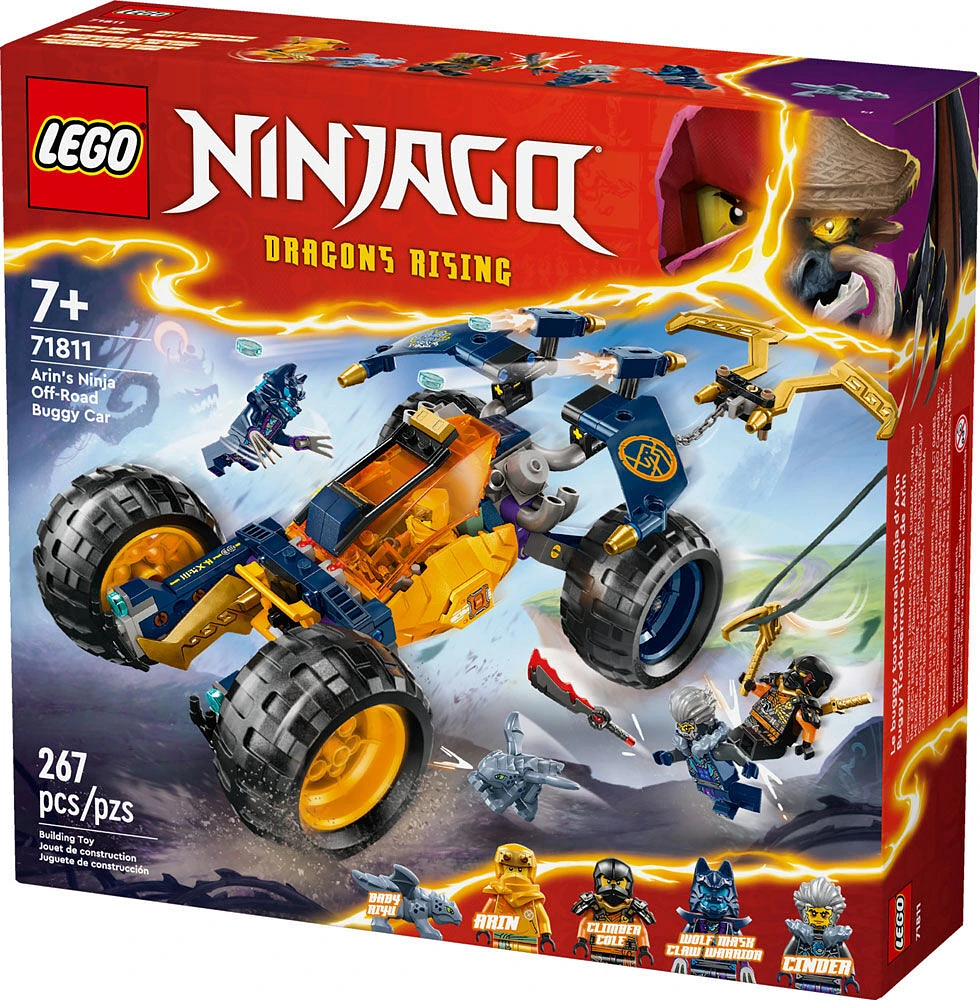 LEGO NINJAGO Arin's Ninja Off-Road Buggy Car Toy 71811