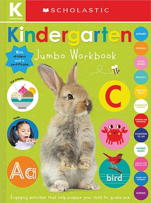 Kindergarten Jumbo Workbook: Scholastic Early Learners (Jumbo Workbook) - Édition anglaise