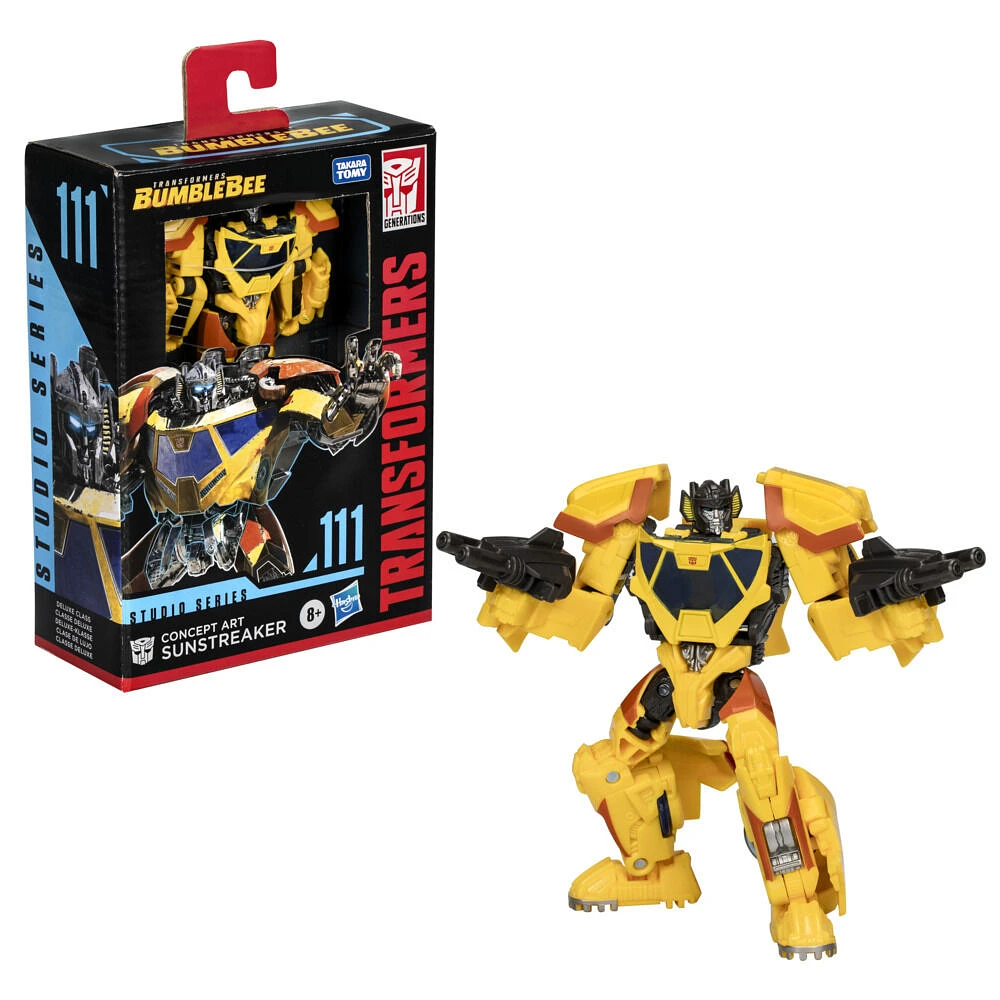 Transformers Studio Series Deluxe Transformers: Bumblebee 111 Concept Art Sunstreaker Action Figure