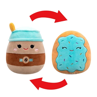 Squishmallows 5" - Flipamallows: Hautley the Coffee-To-Go and Erissa the Toaster Pastry