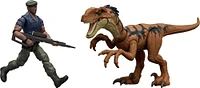 Jurassic World Rebirth  Coffret fig.  Duncan Kincaid, Vélociraptor