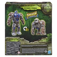 Transformers Toys Transformers: Rise of the Beasts Movie, Smash Changer Optimus Primal Action Figure, 9-inch