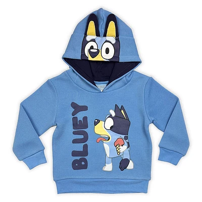 Bluey Long Sleeve Hoodie - Blue 