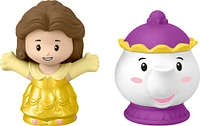 Little People Princesses Disney Coffret Belle et Mme Samovar