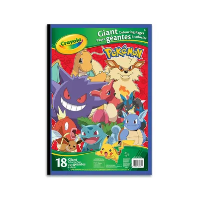 Crayola Giant Colouring Pages, Pokémon