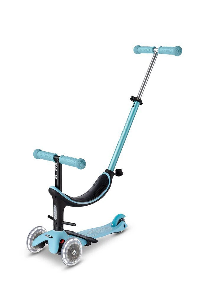 Trottinette Micro Mini2Grow Deluxe Led/Bleu