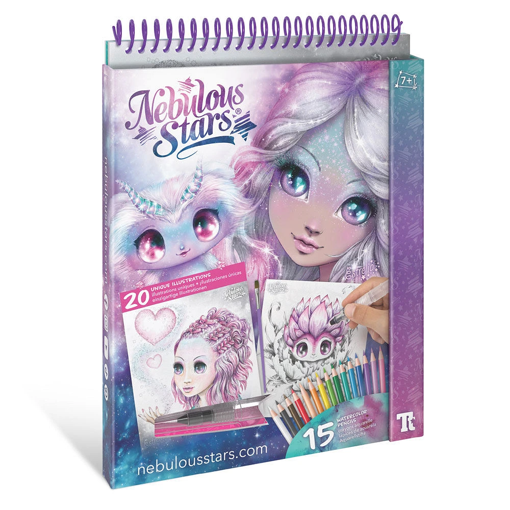 Nebulous Stars - Watercoloring book set