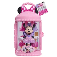 Fabuleuse Poupée de Ballerine de Mode de Minnie Mouse de Disney Junior, Ensemble de Poupée et d'Accessoires à 13 Éléments