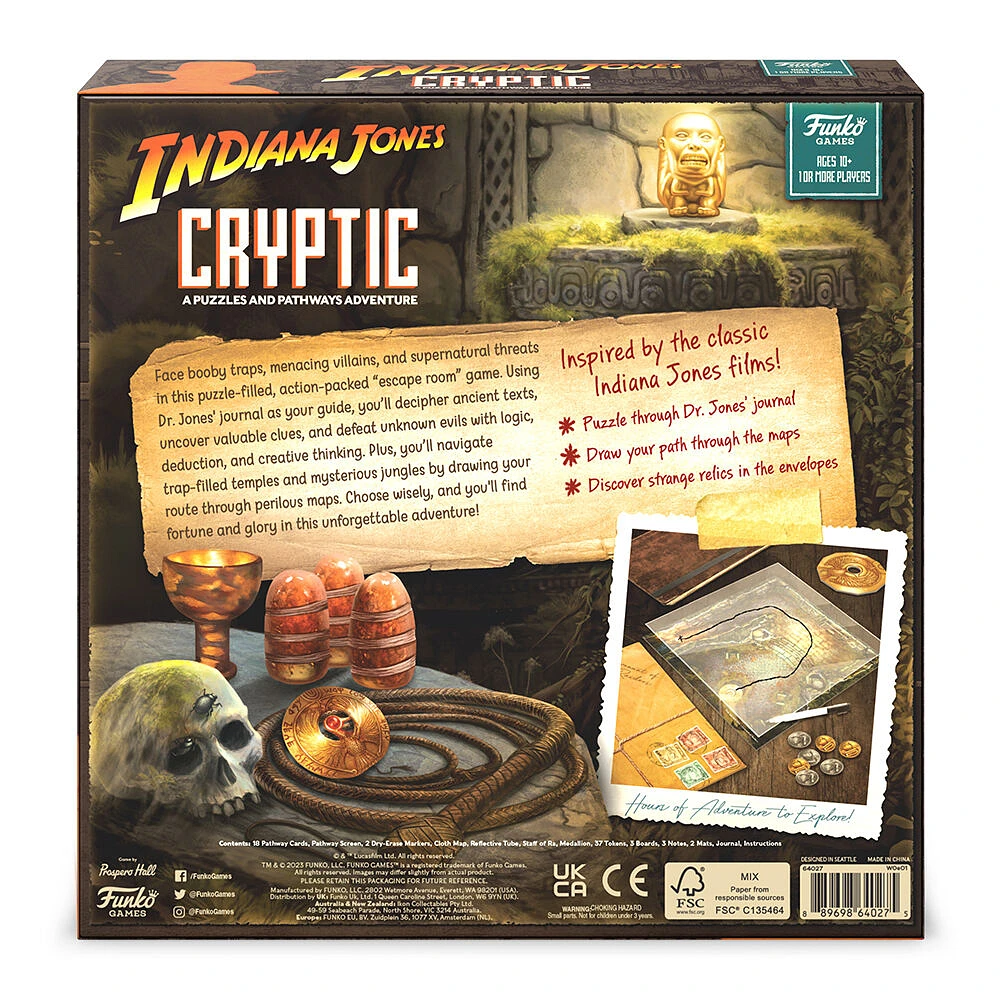Funko Indiana Jones Cryptic Game - English Edition