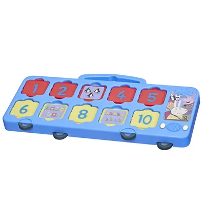 Peppa Pig Toys Peppa's 1-2-3 Bus, 1 to 10 Counting Toys, Kids Toys