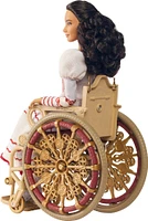 Mattel Universal Wicked Nessarose Fashion Doll & Accessories, Including Wheelchair, with Brown Curly Hair, Possibility & Removable Ballroom Look