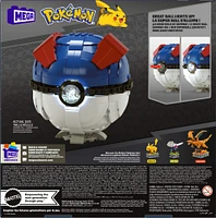 MEGA Pokémon Jumbo Great Ball Building Kit with Lights (299 Pieces), for Collectors
