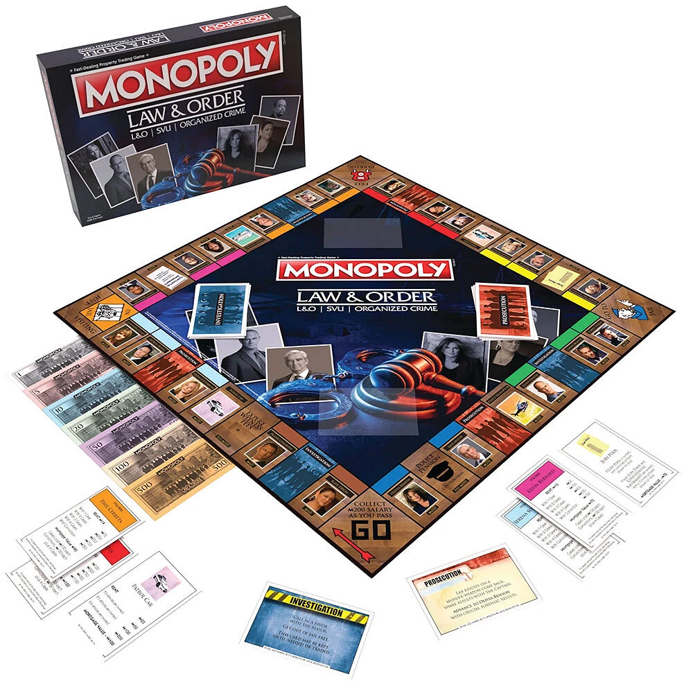 USAopoly MONOPOLY: Law & Order - Édition anglaise