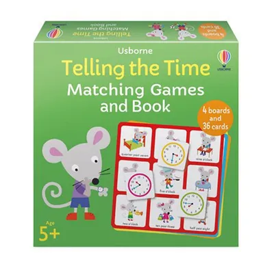 Telling the Time Matching Games and Book - English Edition