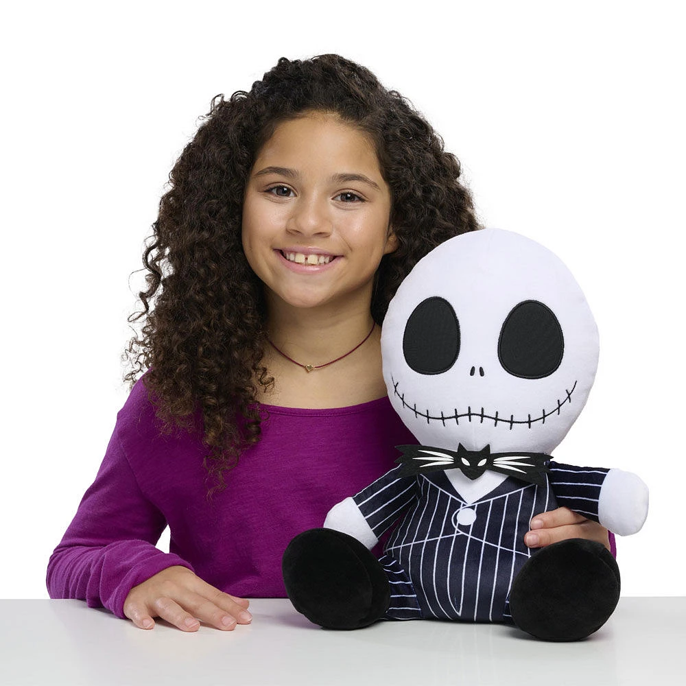 Peluche lestée réconfortante Jack Skellington " L'étrange Noël de M. Jack " de Tim Burton et Disney