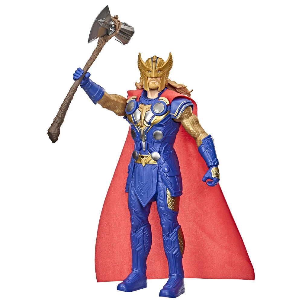 Marvel Studios' Thor: Love and Thunder Stormbreaker Strike Thor, figurine électronique de 30 cm - Édition française