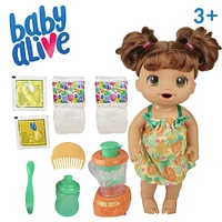 Baby Alive Magical Mixer Baby Doll Tropical Treat, Blender, Accessories, Drinks, Wets, Eats