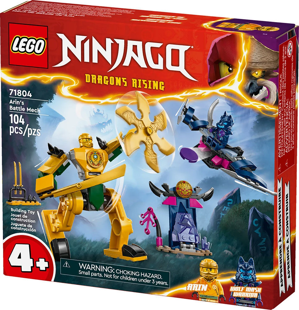 Ensemble de jouet LEGO NINJAGO Le robot de combat d'Arin 71804