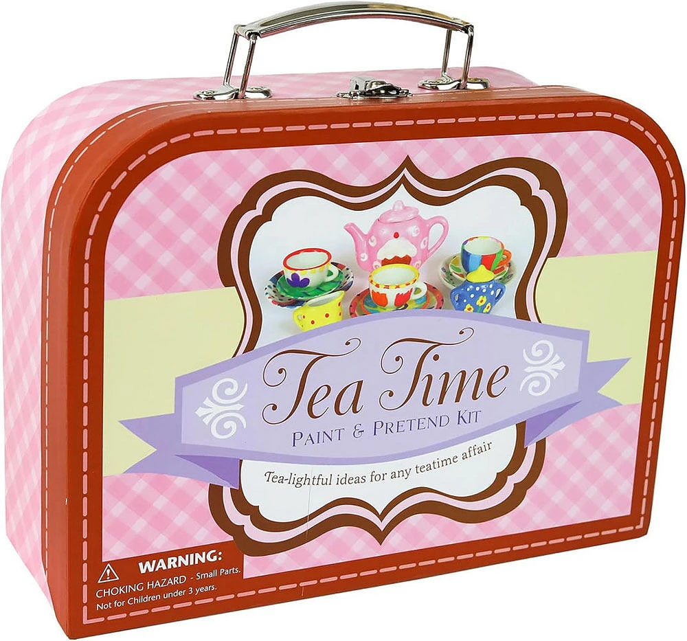 Tea Time Paint and Pretend Kit - English Edition