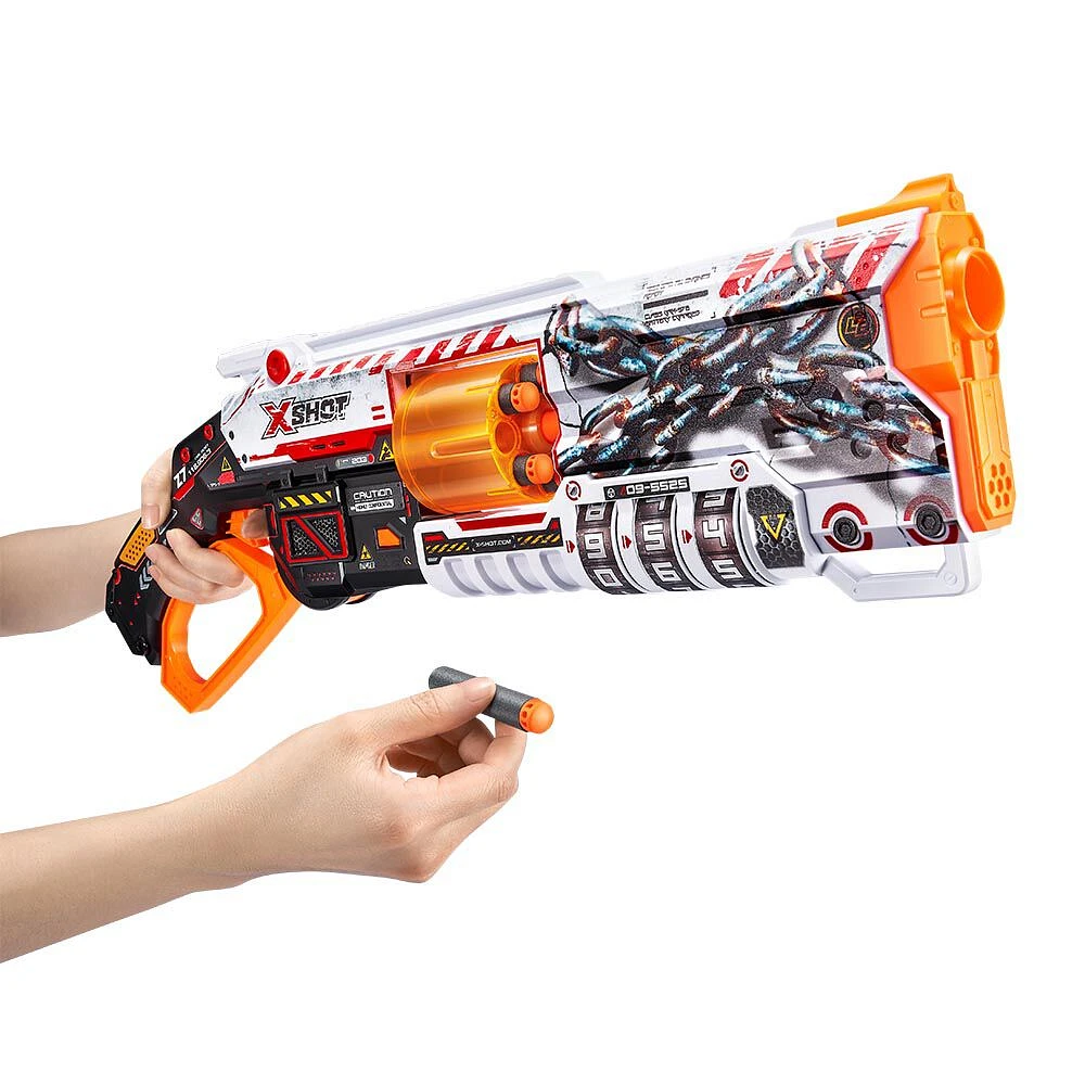 Lock Blaster XSHOT Skins (16 fléchettes) par ZURU