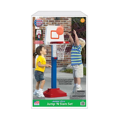 American Plastic Toys - Jump & Slam Basketball Set