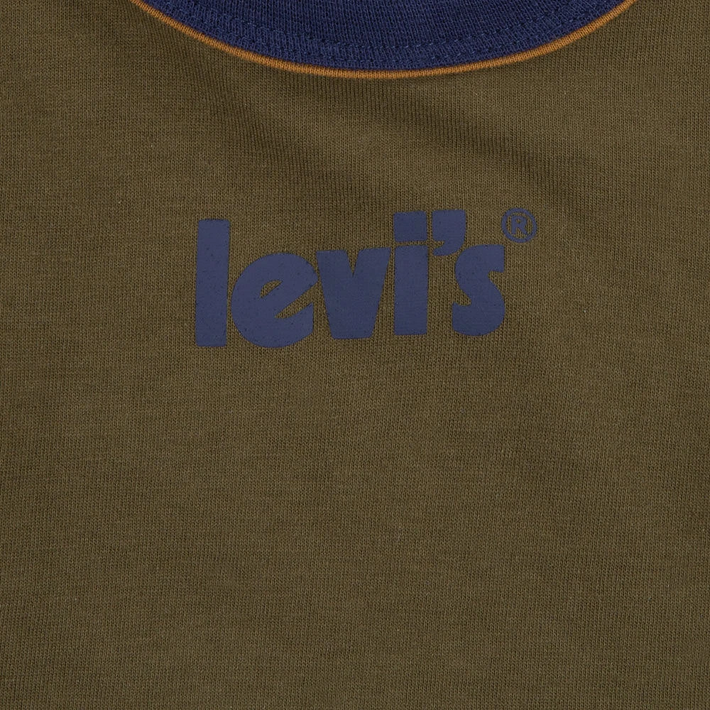 Levis Poster Logo Ringer & Denim Set - Denim Olive