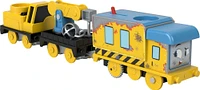 Thomas & Friends Wreck 'n Roll Carly the Crane Motorized Toy Train with Wrecking Ball for Kids