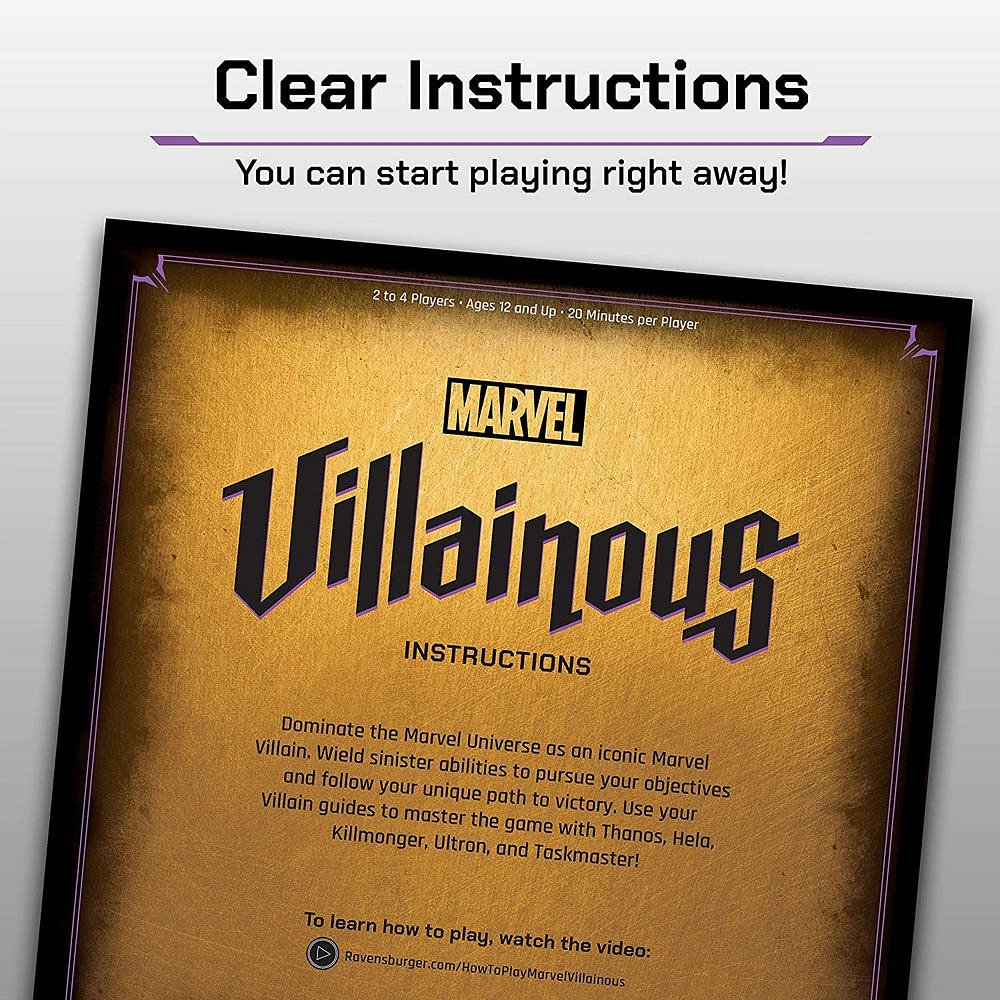 Ravensburger - MARVEL Villainous - Infinite Power - English Only        