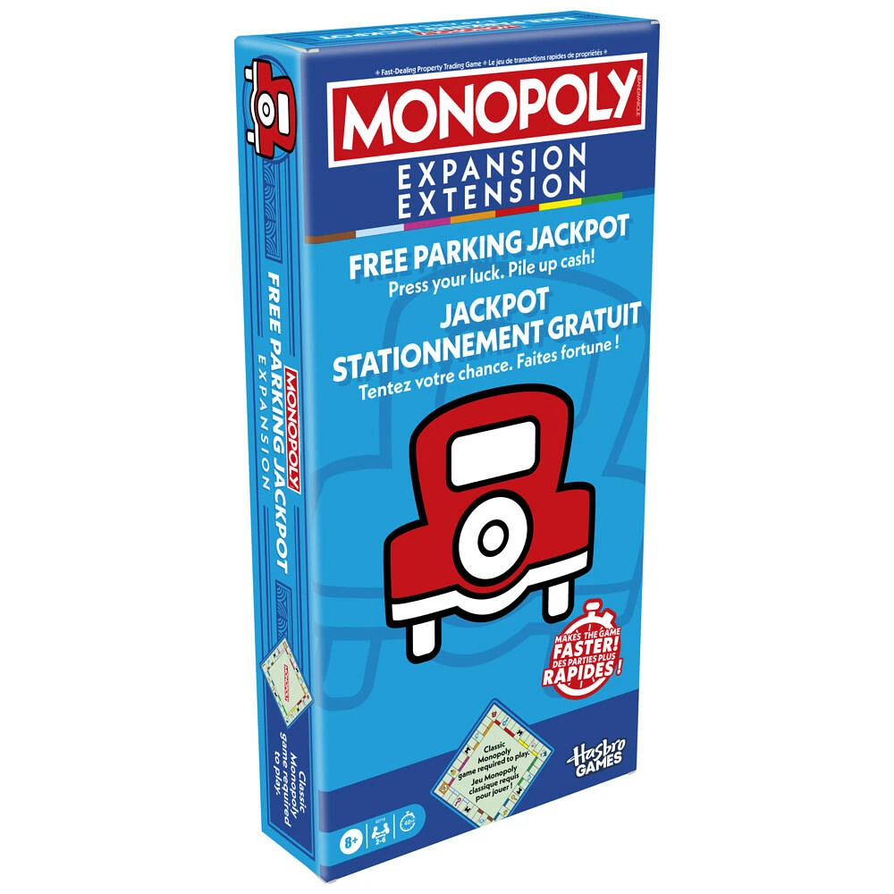 Monopoly Free Parking Jackpot EXPANSION (Classic Monopoly Game Required to Play)