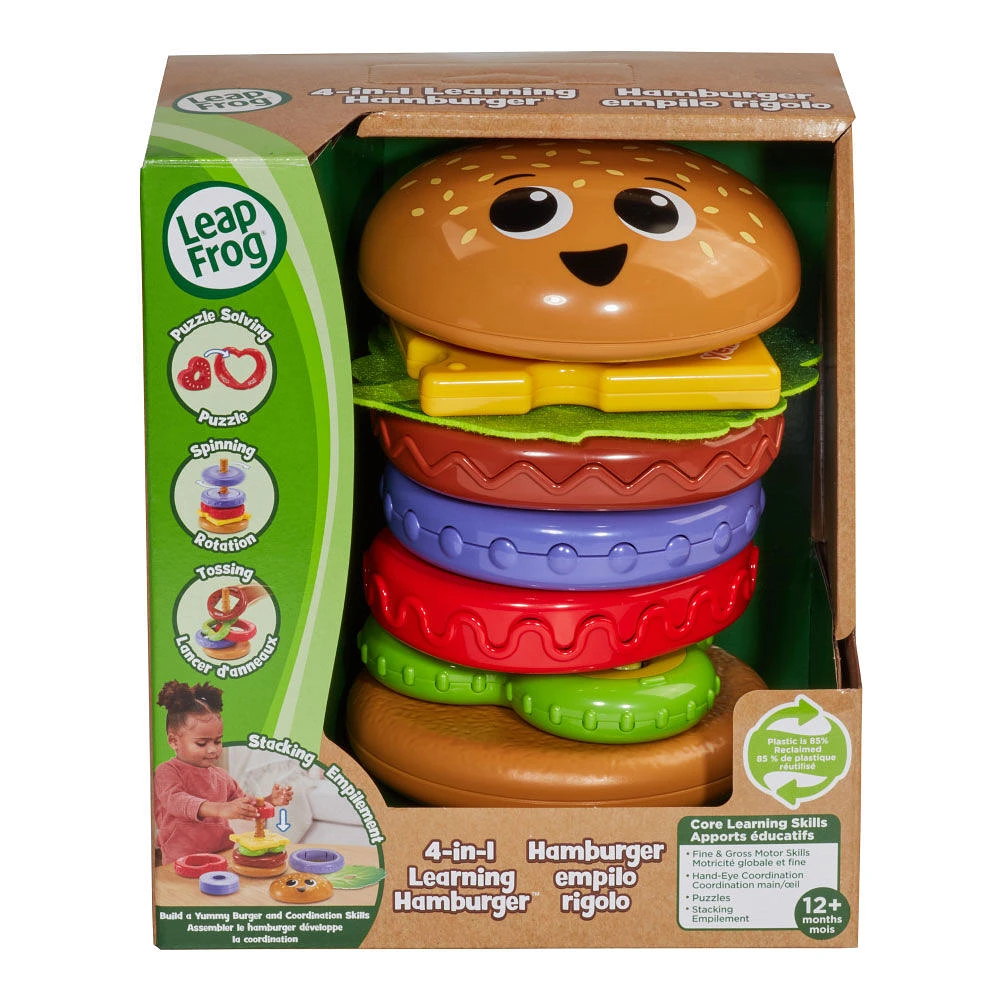 LeapFrog 4-in-1 Learning Hamburger - Bilingual English/French