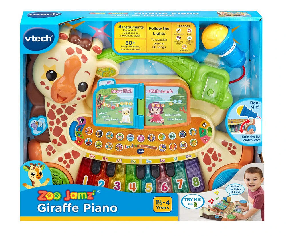 VTech Jungle Rock, Mon piano girafe - Édition anglaise