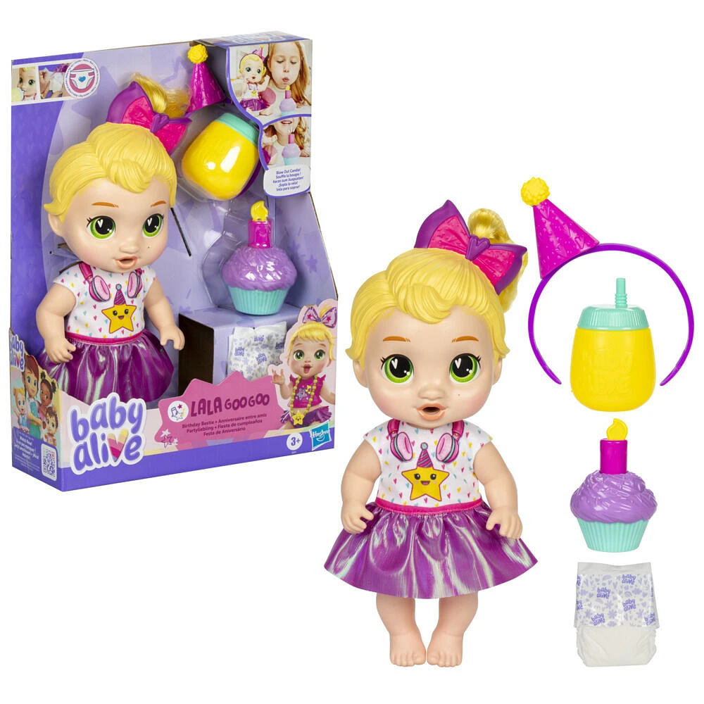 Baby Alive Birthday Bestie LaLa GooGoo Baby Doll - R Exclusive