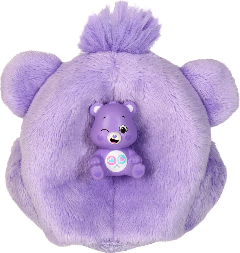 Barbie Cutie Reveal Care Bears Series Doll & Accessories in Share Bear Plush Costume, 10 Surprises