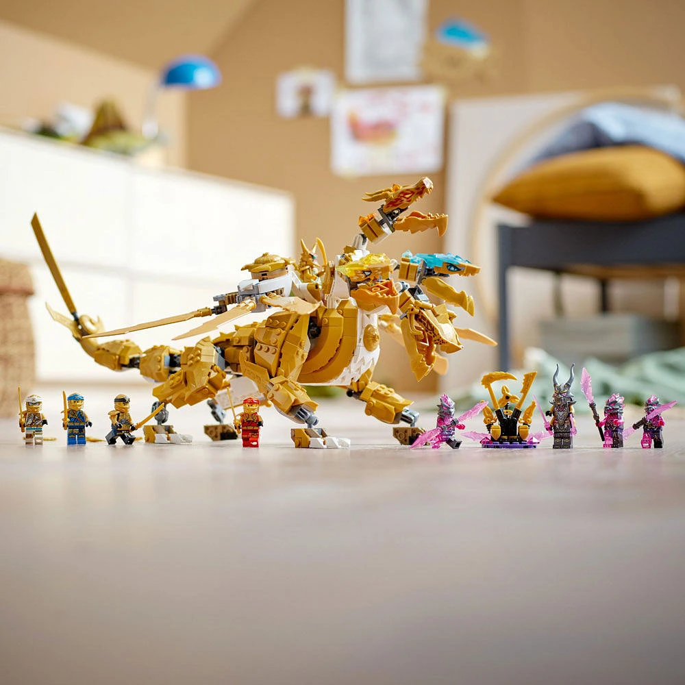 LEGO NINJAGO Lloyd's Golden Ultra Dragon 71774 Building Kit (989 Pieces)