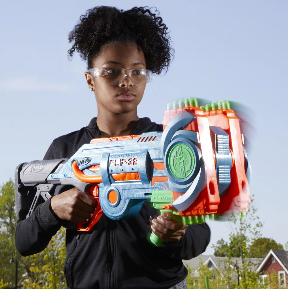 Nerf Elite 2.0 Flipshots Flip-32 Blaster with 32 Dart Barrels That Flip - R Exclusive