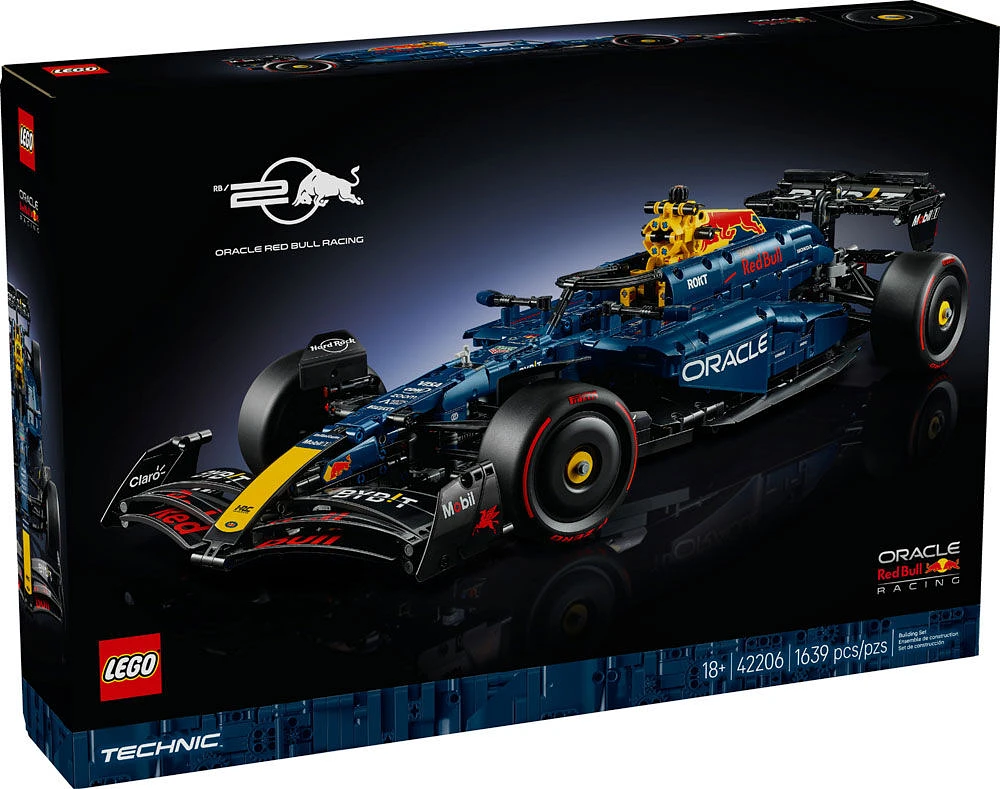 LEGO Technic Oracle Red Bull Racing RB20 F1 Car Model Kit for Adults, Build Your Own Vehicle 42206