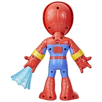 Marvel Spidey and His Amazing Friends Electronic Suit Up Spidey, 10-Inch Action Figure, Preschool Toys for Kids Ages 3 and Up