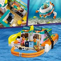 LEGO Friends Sea Rescue Boat 41734 Building Toy Set (717 Pieces)