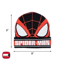 Spider-Man Ensemble Chapeau Et Gants Spider-Man Noir