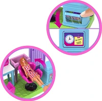 Barbie Mini BarbieLand Collectible Hair Salon Playset with 1.5-inch Barbie Doll, Interactive Play Areas for Storytelling Fun