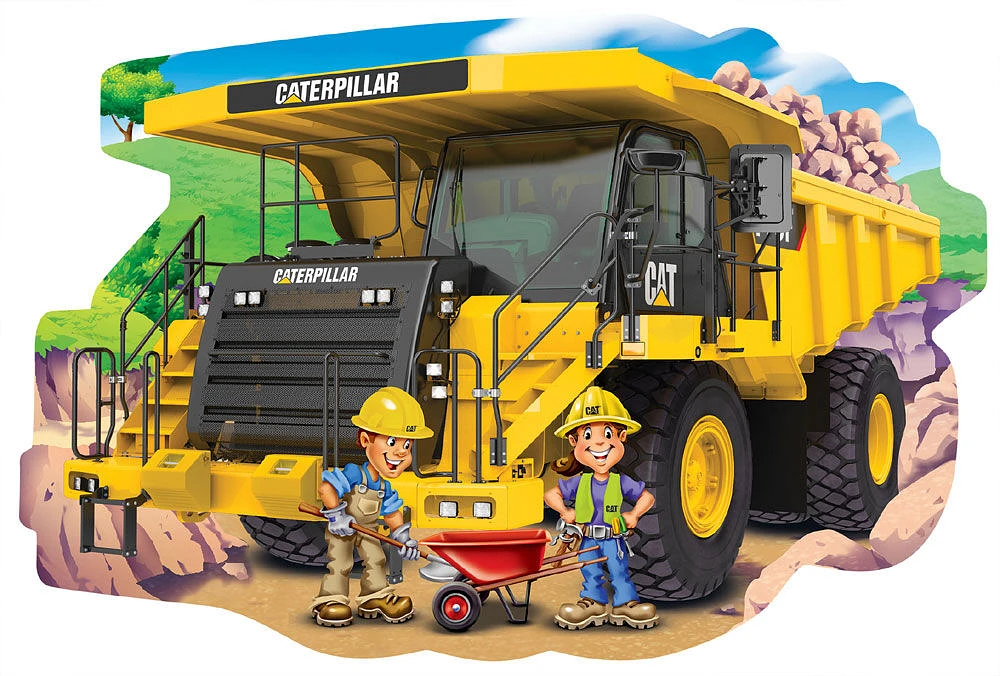 36 Piece Floor Puzzle - "Caterpillar Dump Truck"